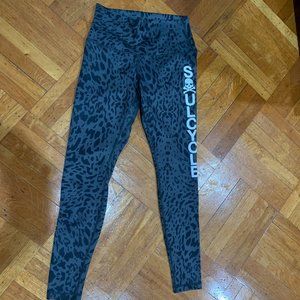 Soulcycle- Lululemon Leggings Animal Print